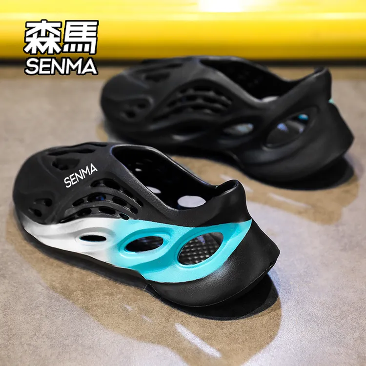 SENMA/森马2025新款洞洞鞋男款外穿防滑夏季户外涉水开车运动凉鞋