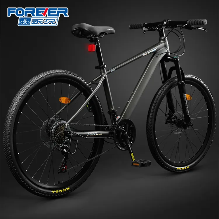 永久山地自行车禧玛诺变速越野男女成人减震款单车铝合金山地单车