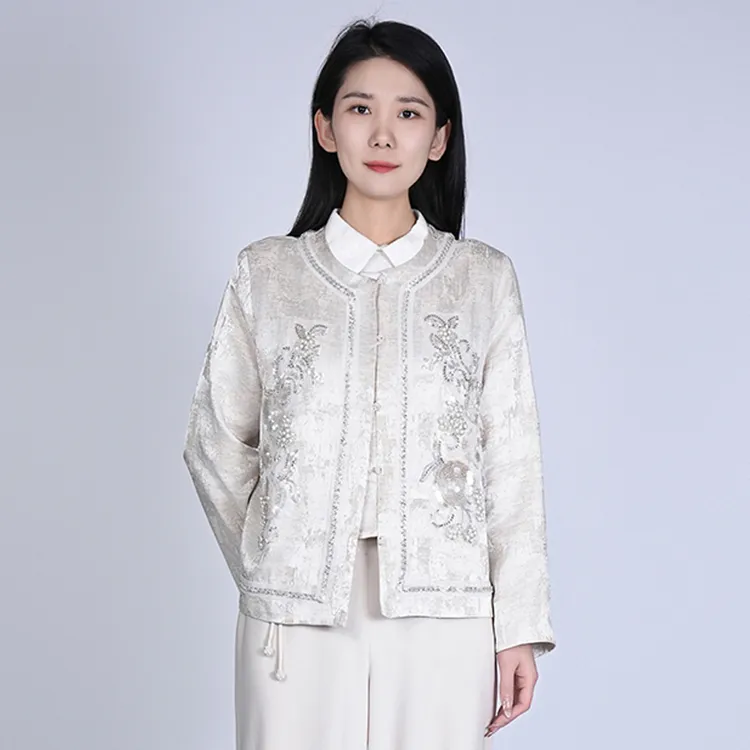 浒城古娘中式早春别致漂亮小衫外套休闲百搭时尚气质上衣WS031109