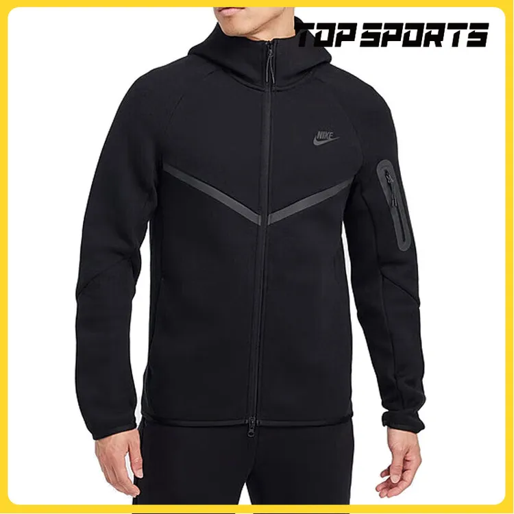 NIKE耐克男子AS M NK TCH FLC FZ WR HOODIE针织外套HV0950-010