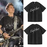 【晚若专属】谢霆锋香港演唱会款反光衣服重磅纯棉水洗t恤短袖男女