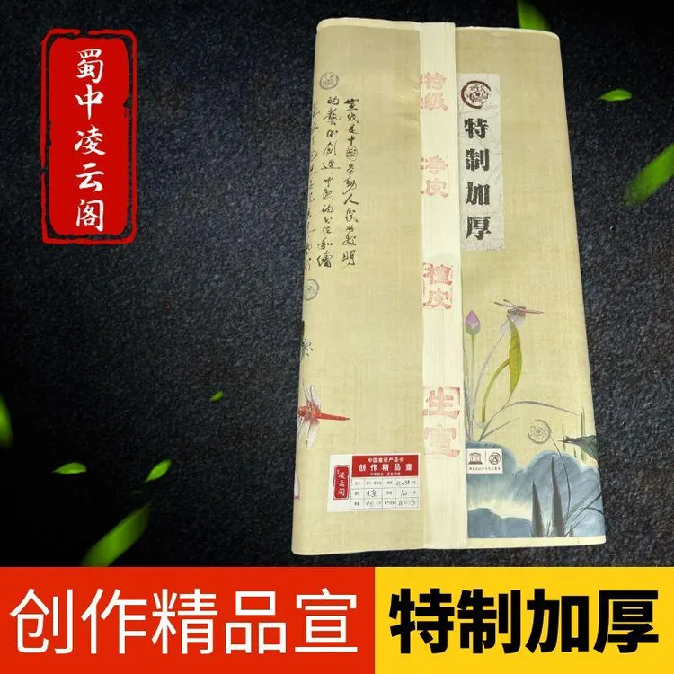精品创作宣特净加厚国画宣纸半生熟生宣毛笔字书法练习作品纸