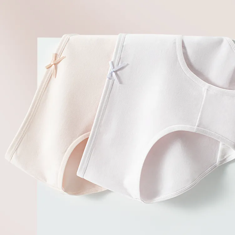 Annalinna【达人专属】休闲风女三角内裤透气极简风纯棉中腰三角裤