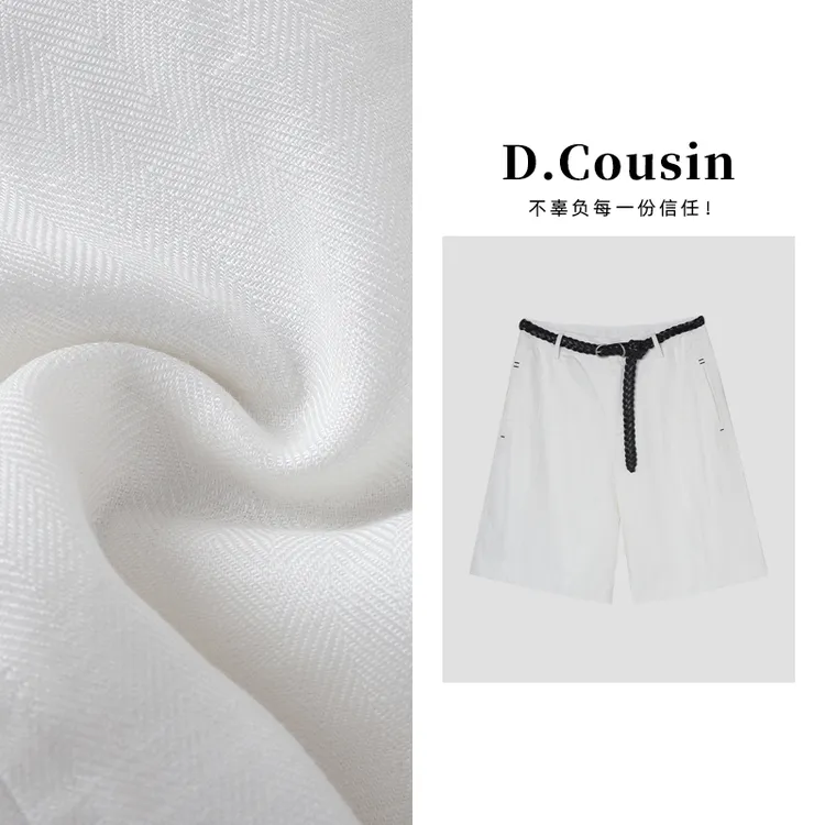 D.cousin   夏季时尚高腰休闲短裤女百搭休闲中裤 2900
