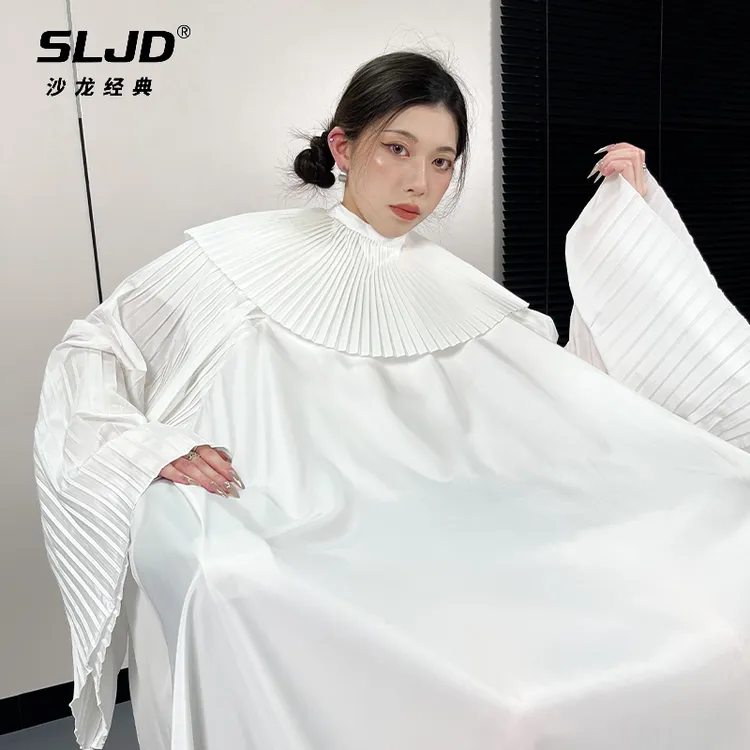 王里发围布同款理发店不沾发加大剪发围布发廊美发店专用定制logo