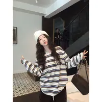 张贝贝 条纹可露丽 100棉 MIU系色织彩条口袋t
