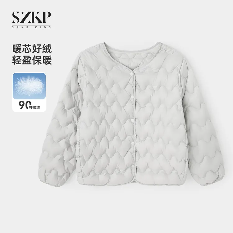 SZKP冬季新款女童装保暖上衣中大童儿童轻薄羽绒服汉服YNYD556265