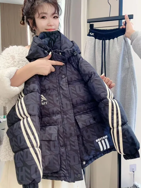 男童冬季新款棉衣中大童洋气冬装宽松休闲棉服保暖外套