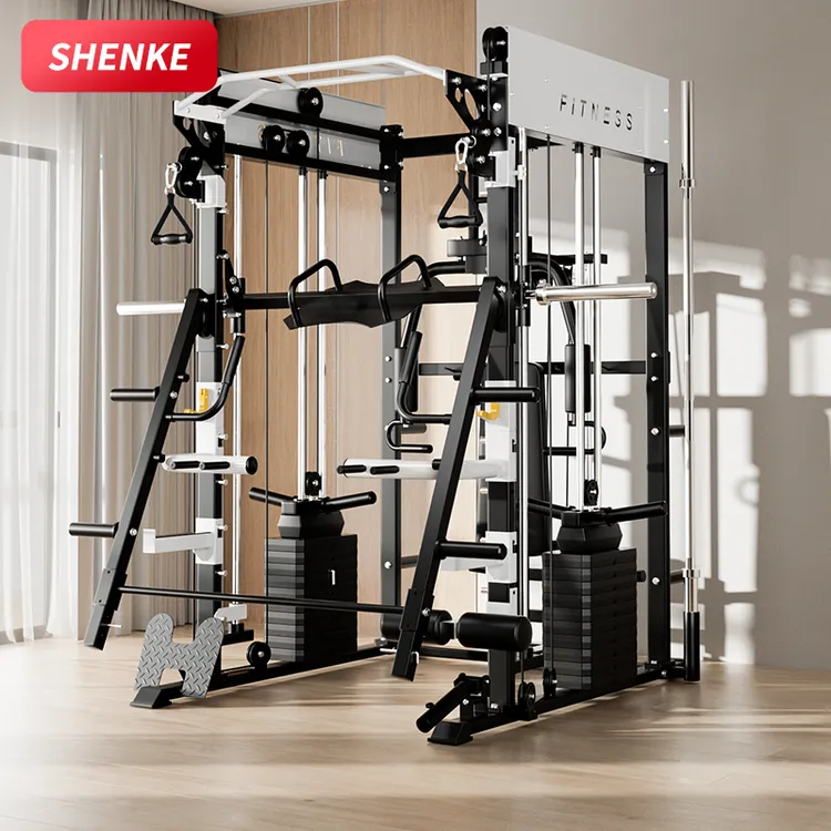 龙门架家用健身房器材多功能深蹲架一体机飞鸟史密斯机综合训练器