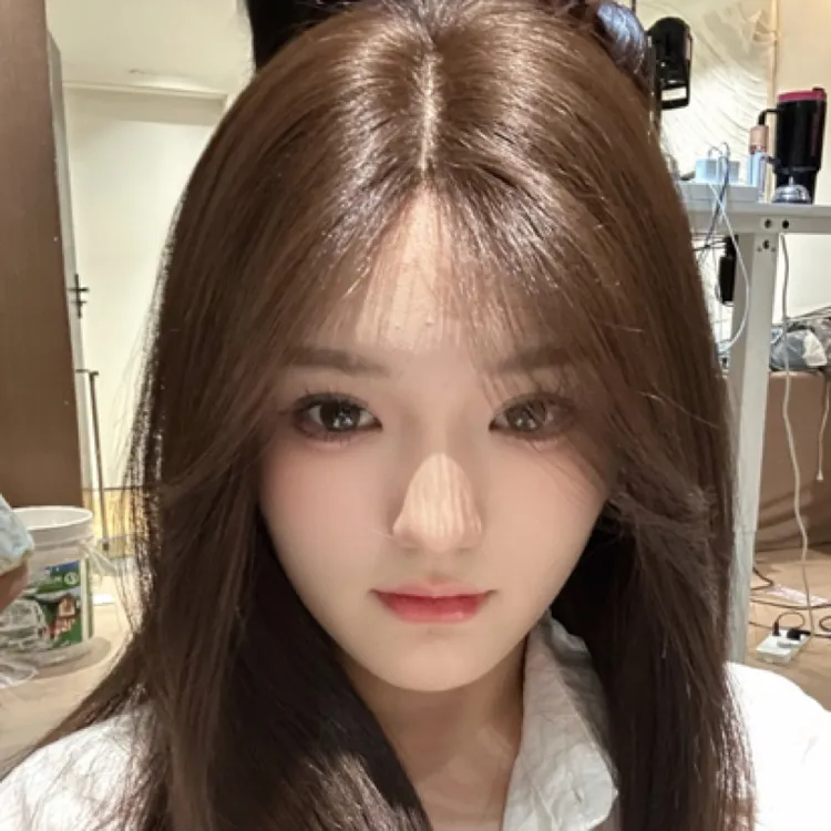 《薄荷少女》仿递针头皮茶棕色直发【小个子版】