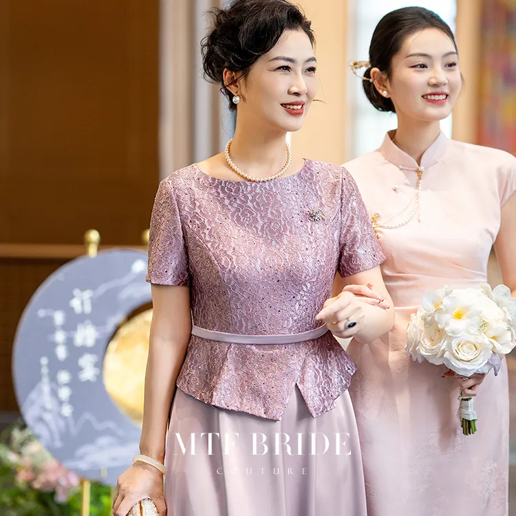 满庭芳华【浮光II】2025春夏喜妈妈结婚宴婆婆晚礼服年轻气质高级感