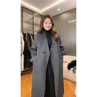 【高阶极简羊毛大衣】TOYA大码女装秋冬新款长款气质外套高级感穿搭