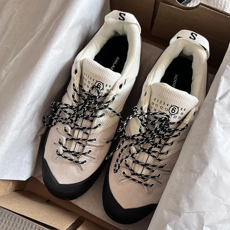 老爹鞋联名款户外登山鞋男女周雨彤同款鞋休闲运动鞋ins潮机能鞋