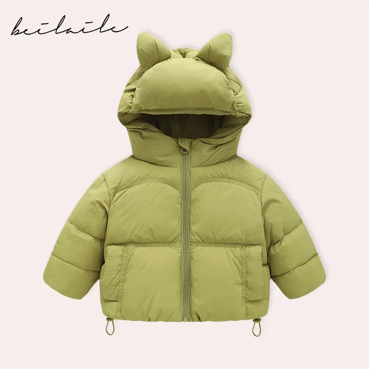 暖暖暖 加厚充绒量 | 小乐妈 | 精灵耳泡芙三防羽绒服L9童装汉服