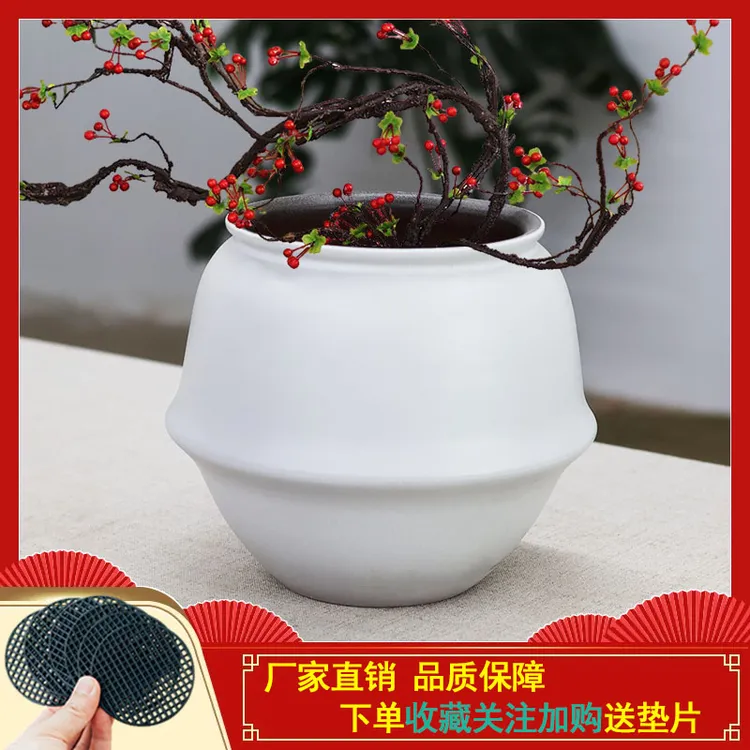 高颜值室内网红花盆陶瓷多肉植物鲜花绿植花盆仿真花艺高级艺术风