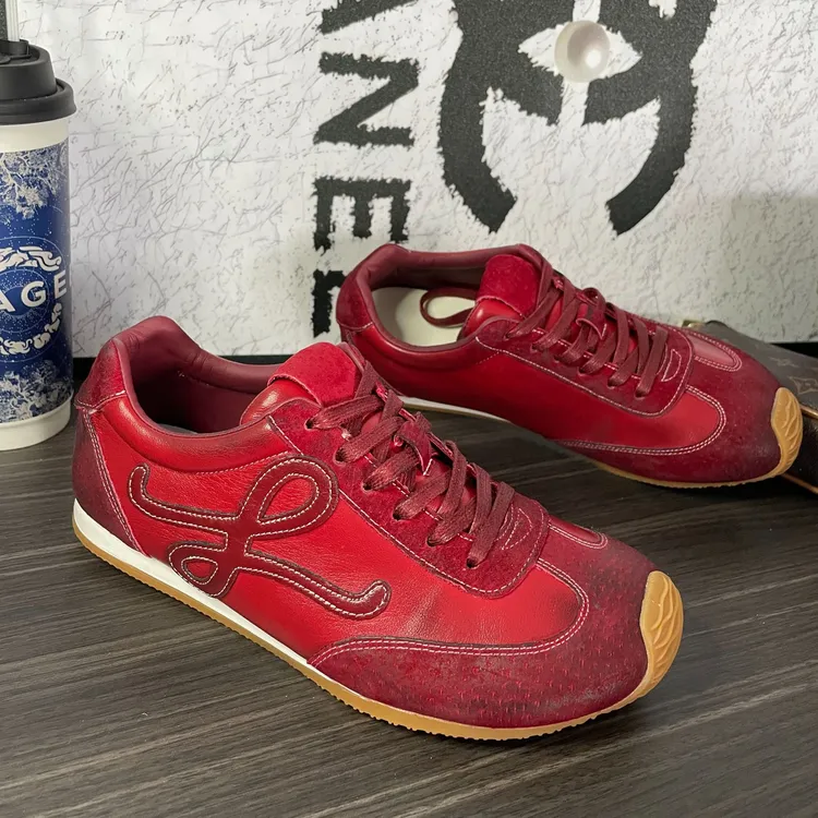 985法娜微高端定制女鞋40-43早秋2025新款罗意威系列休闲阿甘鞋