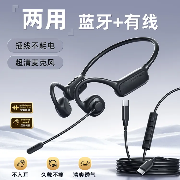 电脑耳机电竞游戏专用台式有线hifi耳麦头戴式Type-C接口带麦克风