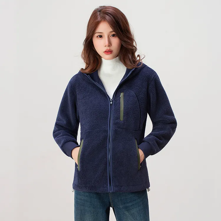 抓绒服外套女春秋季2025新款加绒加厚卫衣妈妈秋冬摇粒绒开衫上衣
