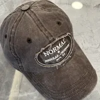 韩国东大门咖灰色复古做旧水洗牛仔软顶显脸小男女通用棒球帽