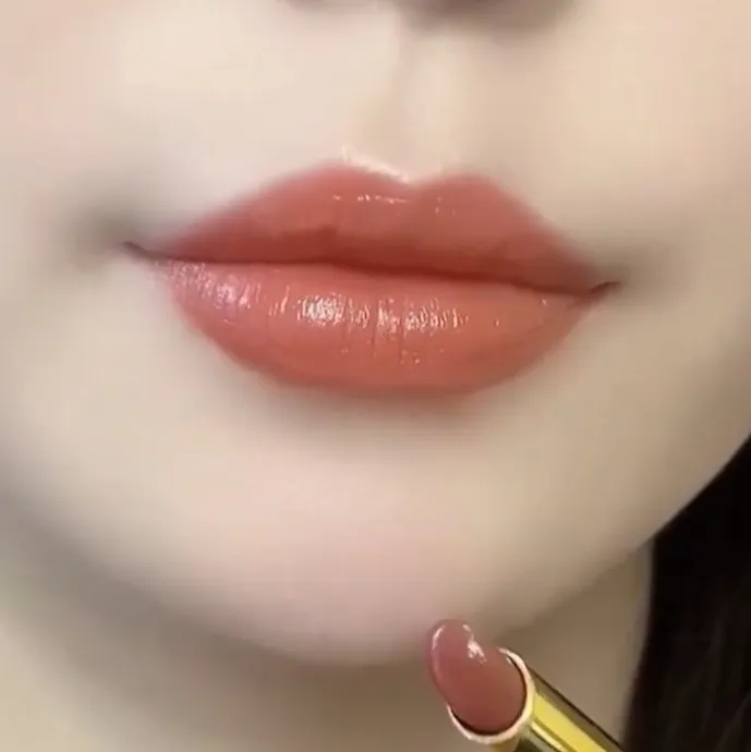 【现货秒发】南瓜色胡萝卜色显白口红不沾杯唇膏滋润防水裸淡色持久