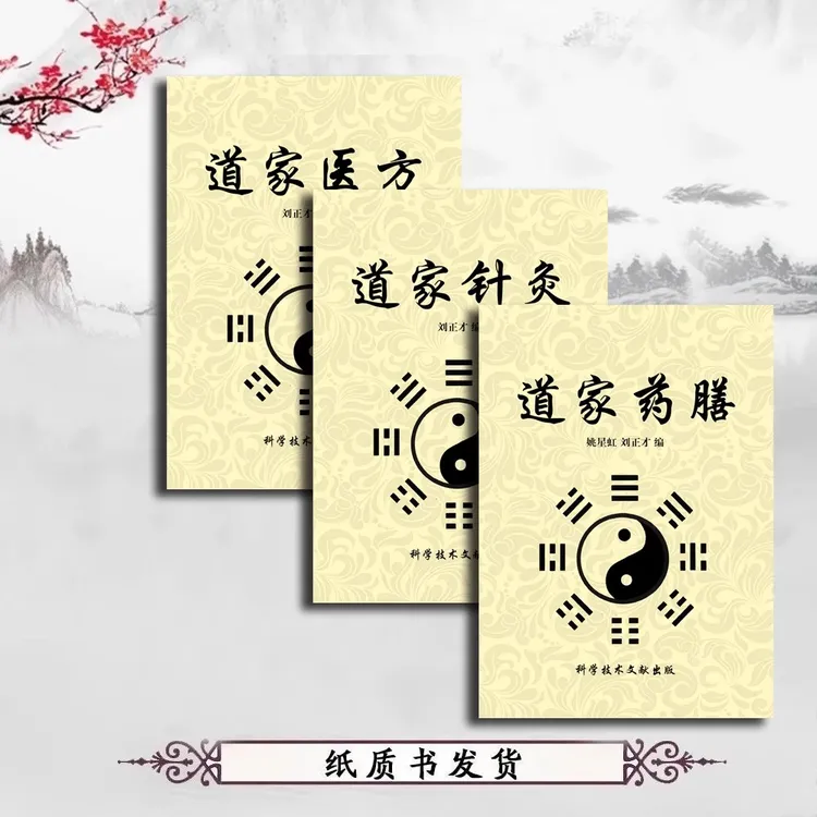 道家传统文化书 道家针灸 道家药膳 道家医方 速发