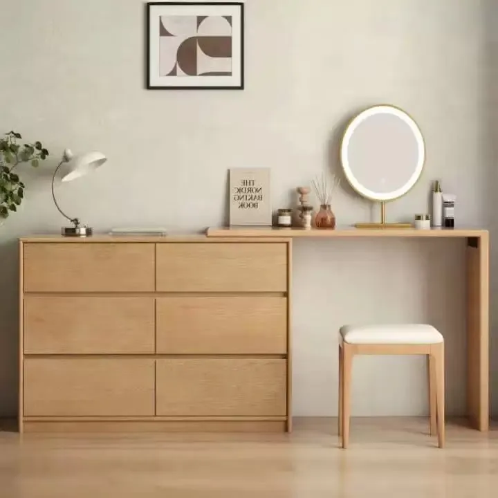 北欧六斗柜收纳柜三斗六斗梳妆台斗柜书桌客厅简约家用储物柜