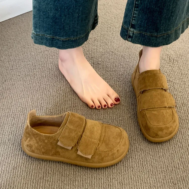 厚底勃肯鞋女2025新款女鞋子网红爆款孕妇软底单鞋休闲博肯豆豆鞋