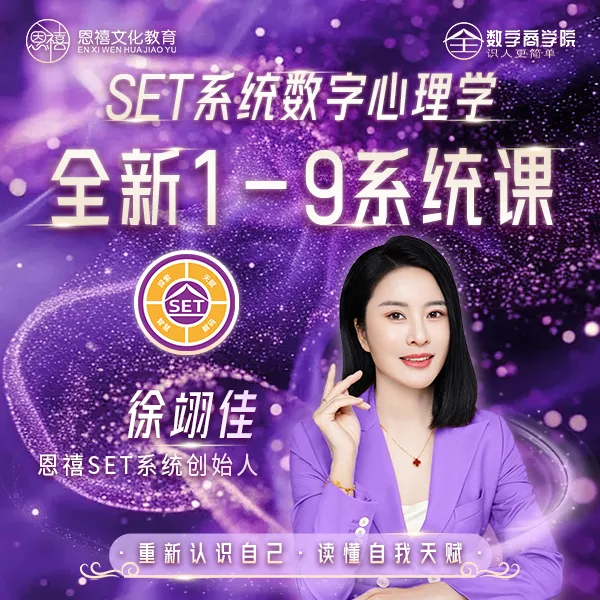 全新SET系统数字心理学1-9（直播课）