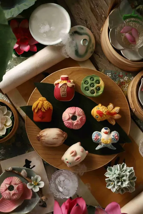 【2025年爆款宫廷月饼】荷风锦月中式糕点8粒装50g手工中秋月饼