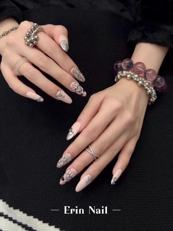 ERINNAIL【指定专拍】定制美甲高品手工贴片穿戴甲高级高级感纯手工