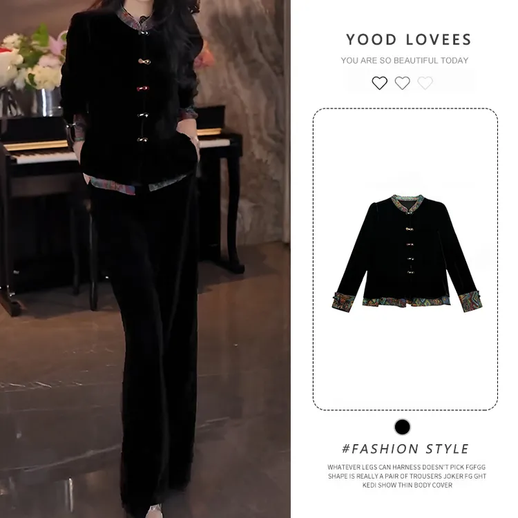 国风洋气盘扣高级感气质显瘦上衣2026春秋新款小众洋气设计感外套