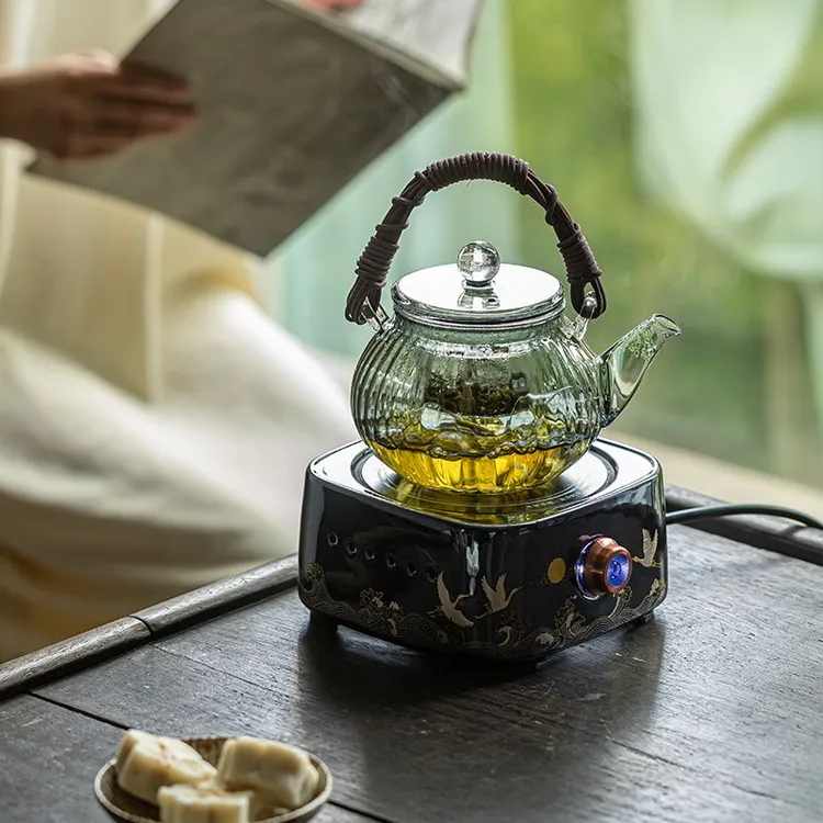 家用电陶炉迷你静音煮茶炉小型煮水炉蒸煮茶炉多功能烧茶炉大火力