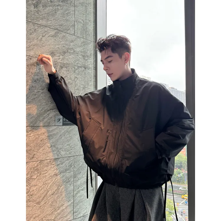 辰皇后冬季新款立领鹅绒服男潮牌宽松衣服青年休闲夹克保暖外套1商品图