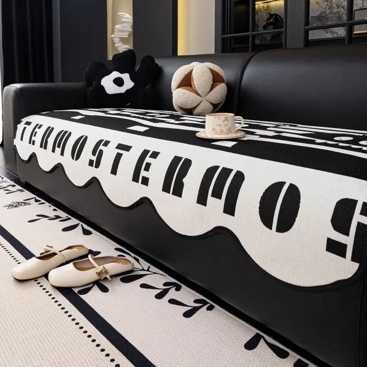 异形沙发垫2025新款四季通用防滑皮沙发坐垫直排一片式防猫抓盖布