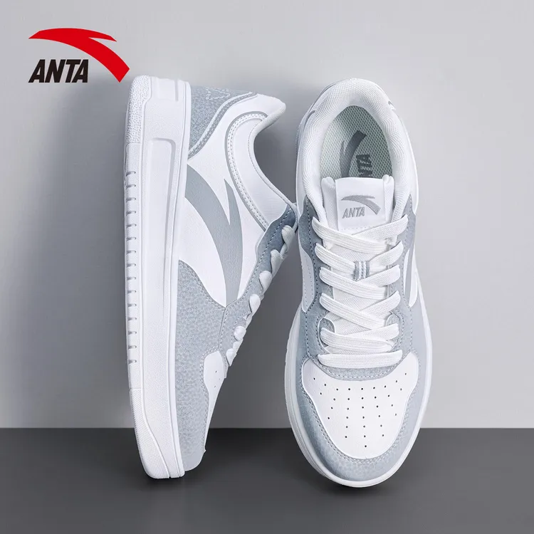 安踏板鞋男鞋新款学生低帮官方正品休闲小白鞋秋冬季轻便运动鞋子