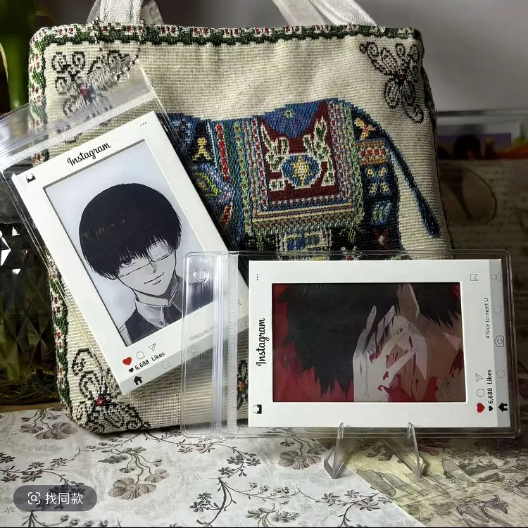 金木研光栅卡东京喰种黑发变白毛动态卡片二次元谷子挂件送朋友