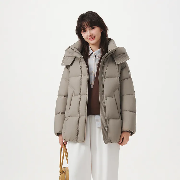 【达人主链接】坦博尔女款泡芙百搭舒适羽绒服TB5530512Z