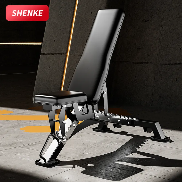 多功能专业哑铃凳家用男士平板卧推凳健身器材可调节飞鸟凳健身椅