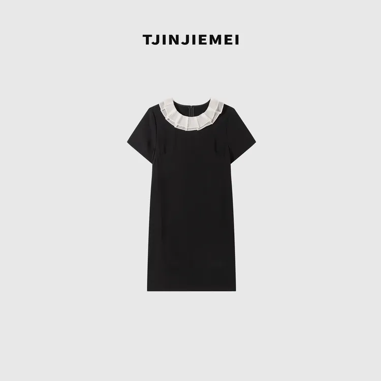 T井姐妹【玲川】设计感新款气质优雅减龄连衣裙LYQ2505-TJ311