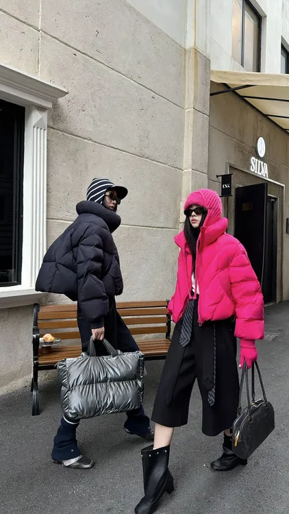 【乔姐专属】2025年新款潮流短款保暖时尚羽绒服*882528