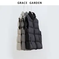 GRACE GARDEN【650泡芙马甲！鹅绒！】立领背心百搭羽绒马甲MJ5I1725