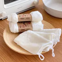 UYIKU物以可木纤维抹布吸水加厚不掉毛厨房不沾油双面清洁洗碗布