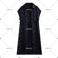 【顺】新中式国风夏秋新款设计师星星花连衣裙