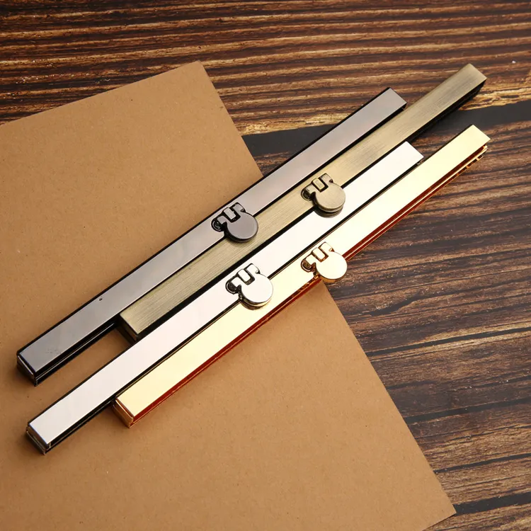 匠人包，一字钱夹口金手工DIY材料（口金，裁剪好的铺棉，树脂衬）