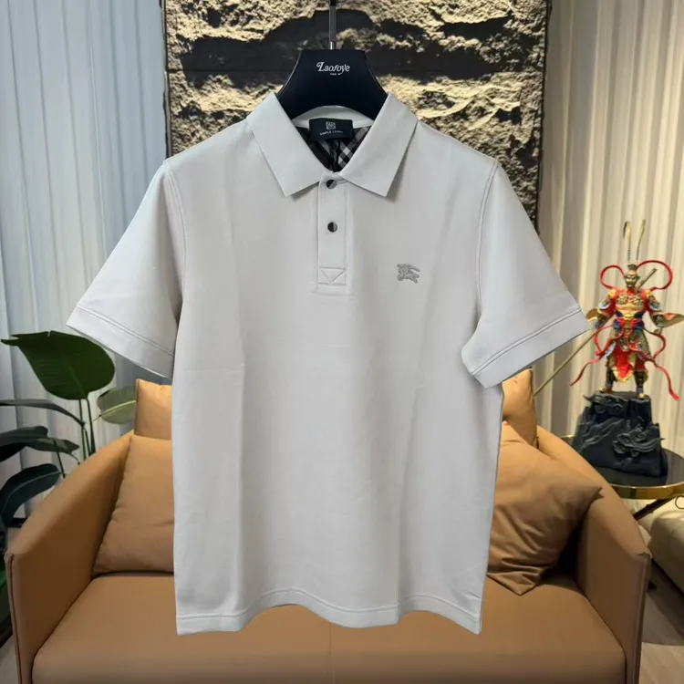 【VanJazny】QC高端男士潮流百搭时尚简约休闲T恤PK-9029