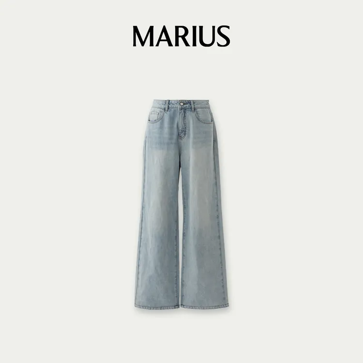 MARIUS-M-'画报裤'经典百搭直筒牛仔裤