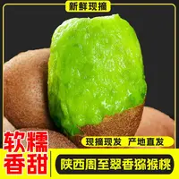正宗陕西周至翠香猕猴桃单果50-70g香甜多汁新鲜应季水果产地直发
