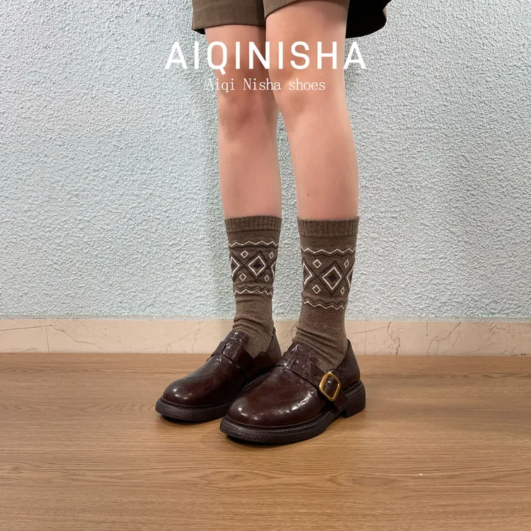 单鞋新款  罗马风舒适春秋女深口 休闲通勤单鞋百搭女鞋