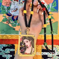 宝洛奇 BLQTK-229 黑CC扎基拉姆前世今生本尊手工砂双面唐卡