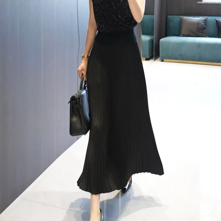 【流云织梦】手工压褶百搭半身裙 TSI728